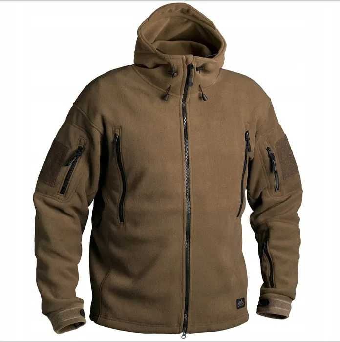 Bluza polarowa taktyczna z kapturem Helikon Patriot Coyote XL