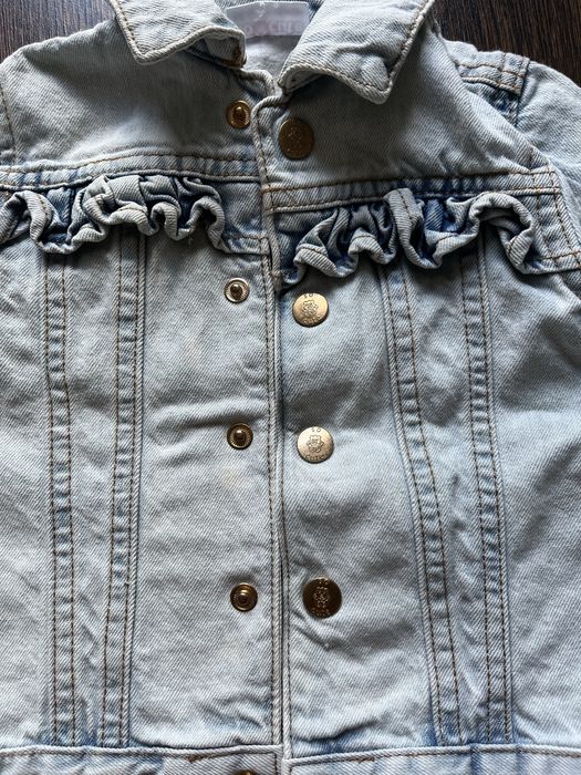 Dżinsowa kurtka dla dziewczynki r. 86