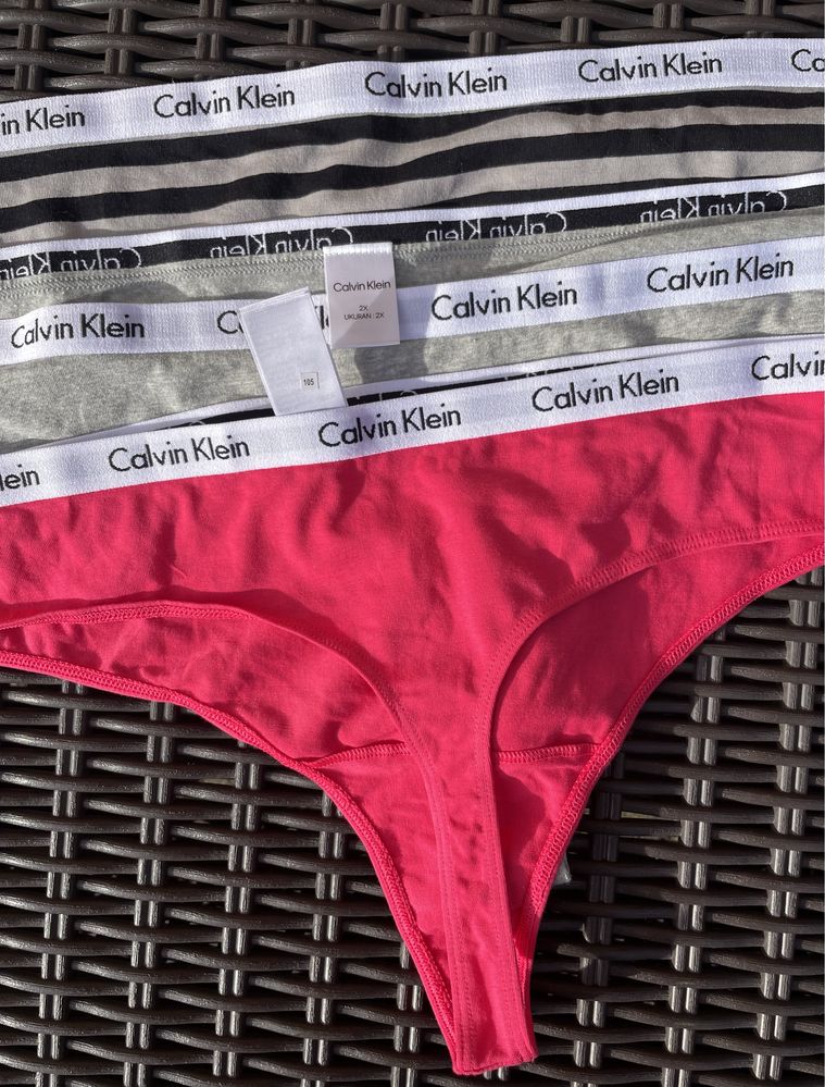 Majtki Stringi Calvin Klein 3 pary XXL