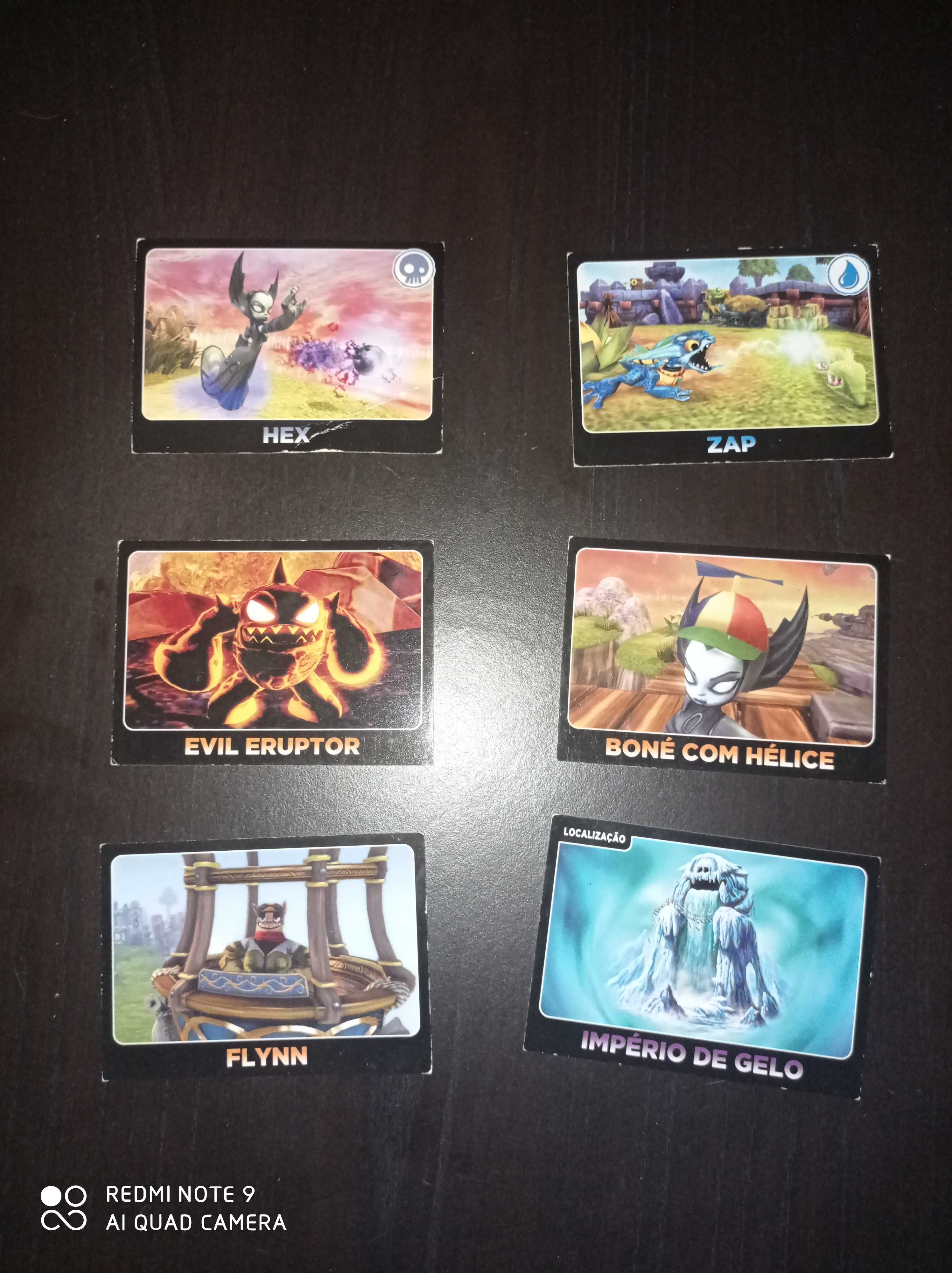 Conjunto 43 cartas Skylander