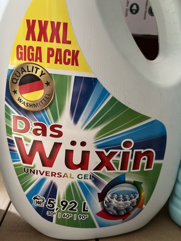 Żel do prania universal 2 sztuki DAS WUXIN 5,92 l