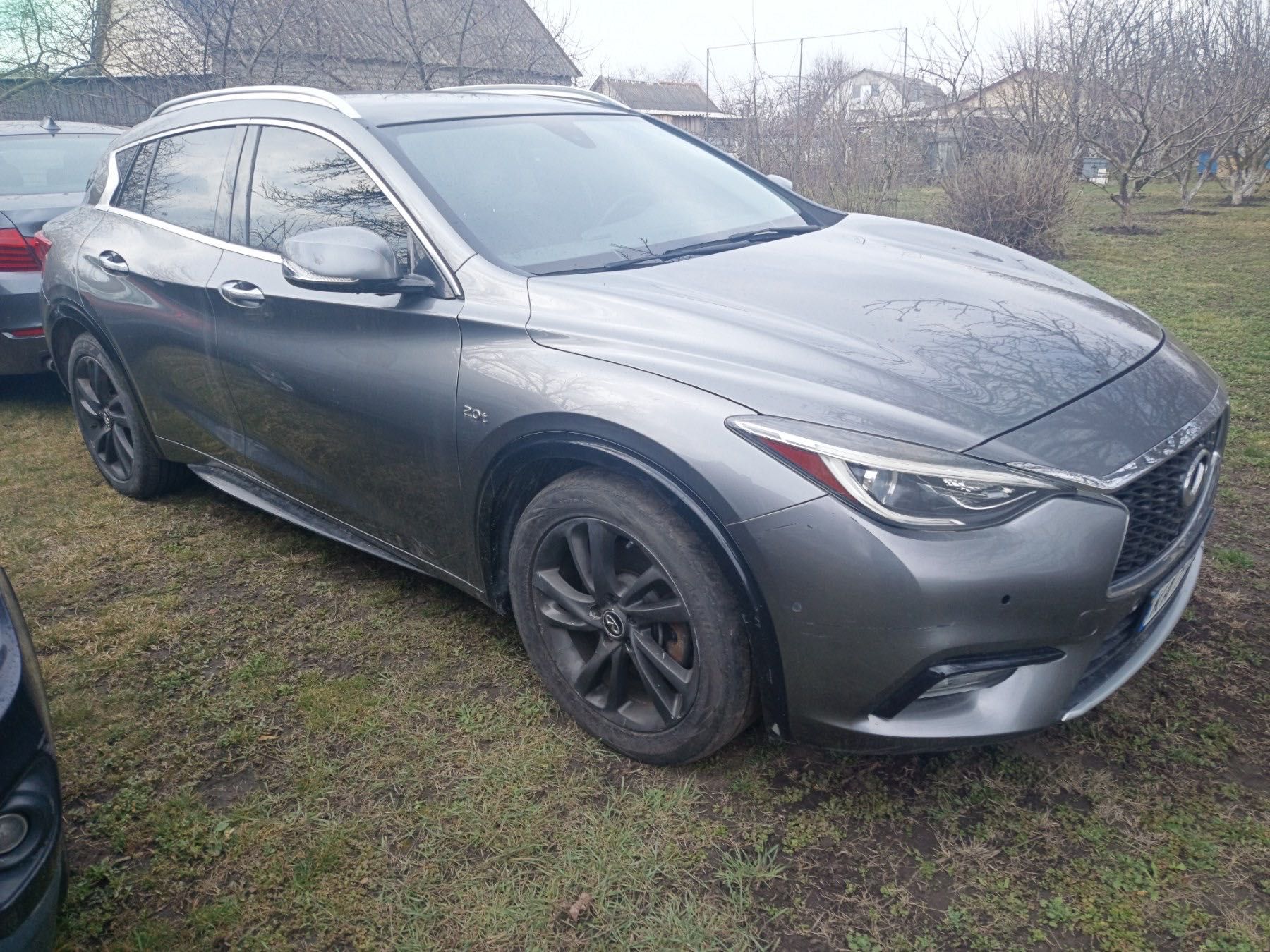 Запчасти на Infiniti QX30, капот, фары, крылья, бампер, двигатель