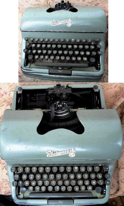 Друкарська машинка "Rheinmetall" GS2894 1950-х років (без каретки)