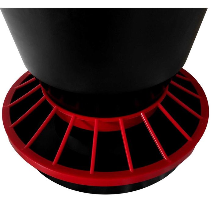 Zestaw Poidło 15L Z Korkiem I Karmidło 22Kg Zasypowe