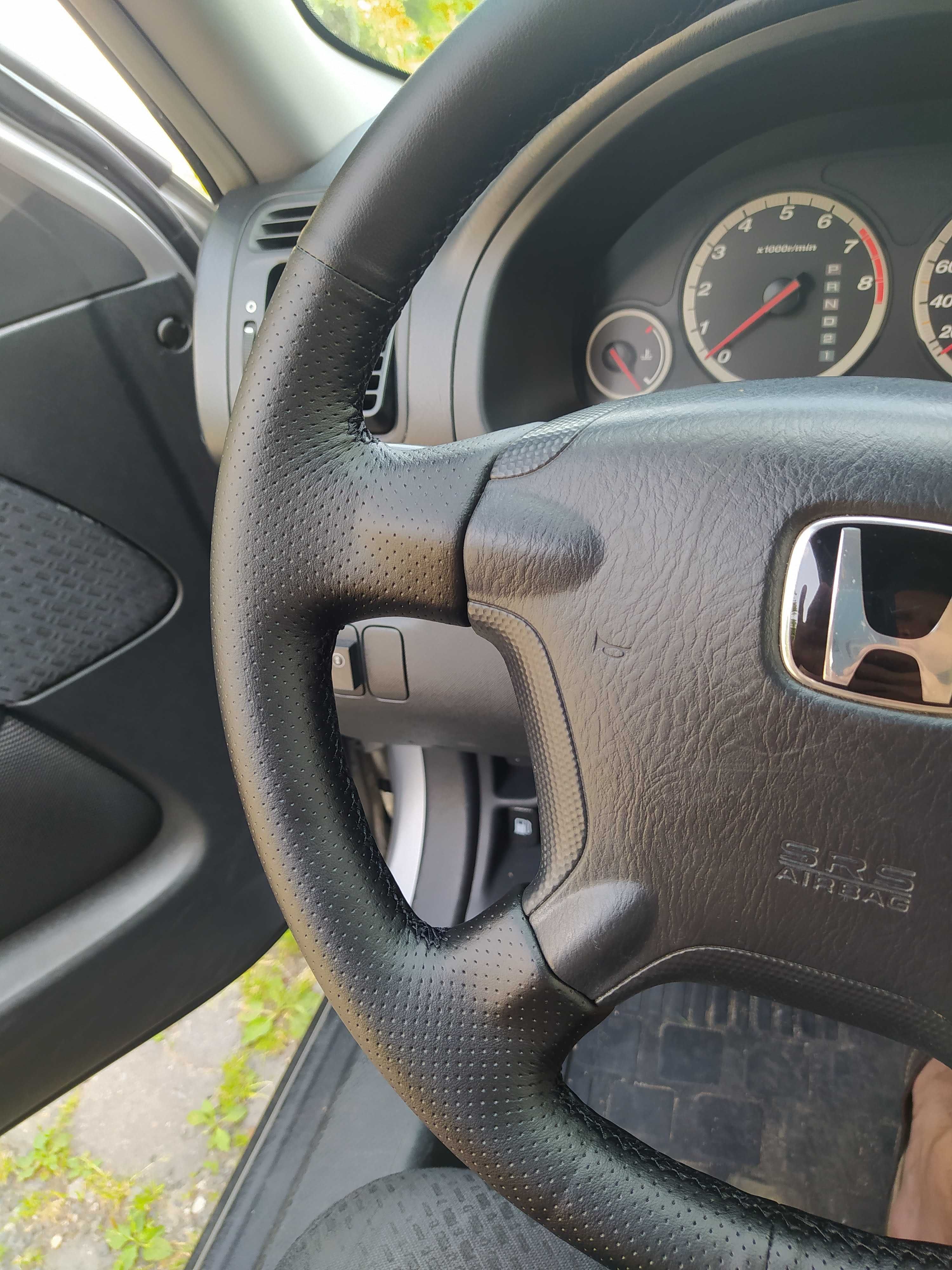 Skóra na kierownice Honda CRV II dedykowany kierownica