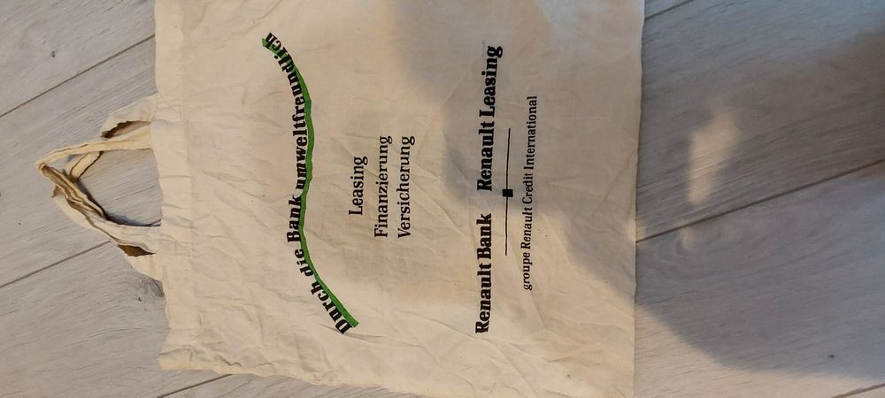 Torba szmaciana na zakupy z materiału