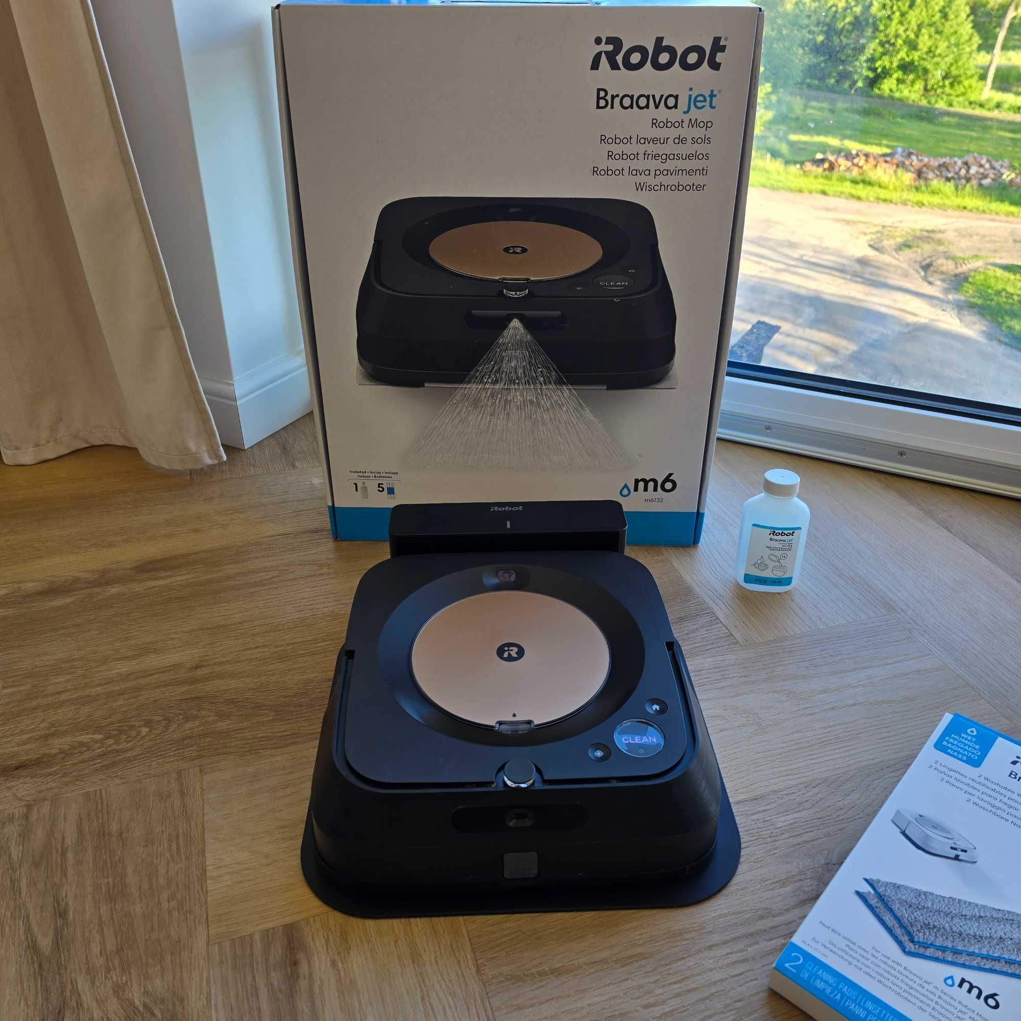 Robot sprzątający IROBOT Braava Jet M6132 ubezpieczenie do marzec 2029