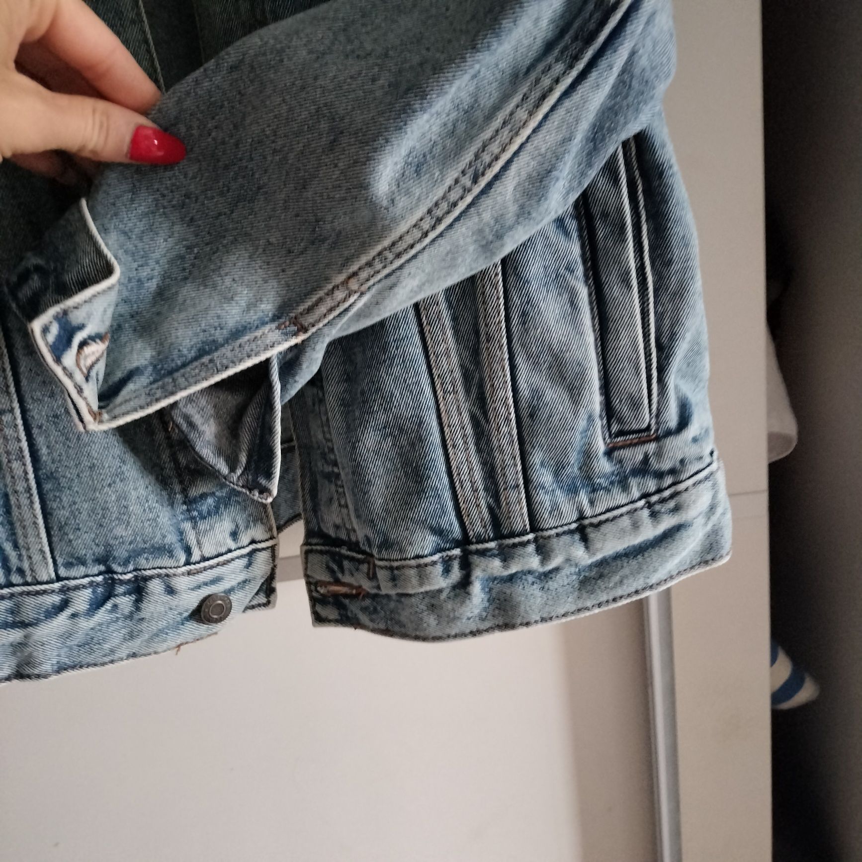 Katana jeansowa dłuższa