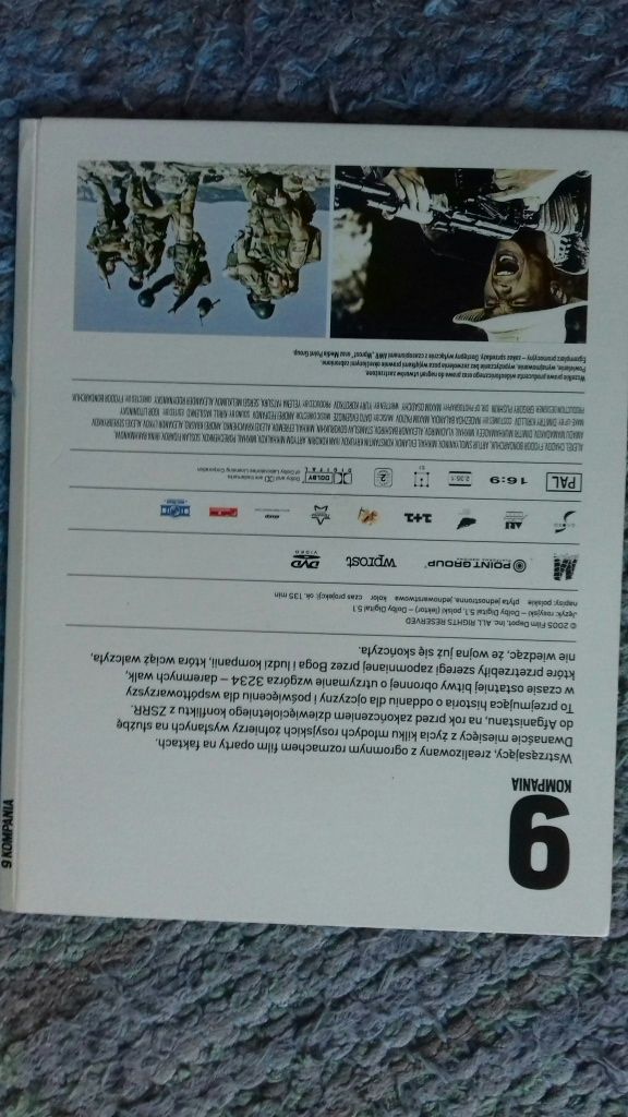 film DVD "9 kompania" rosyjski film