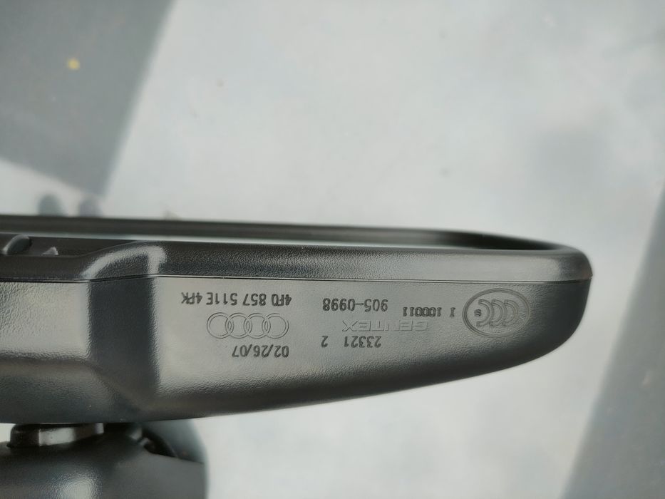 Audi A3 8P A4 B7 A6 C6 lusterko wsteczne fotochrom czarne Sline s-line