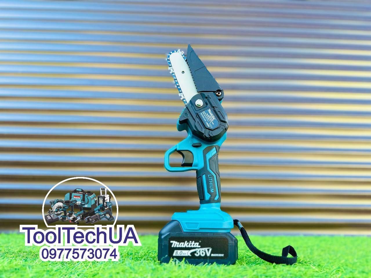 Аккумуляторная мини цепная пила Makita MINI BCS36V  Макита Сучкоріз