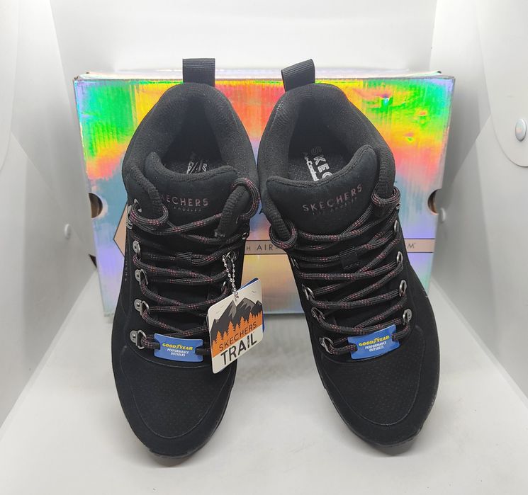 Замшевые 24см теплые ботинки Skechers Uno Trail оригинал