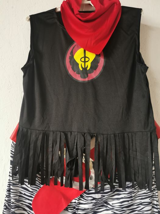 Strój karnawałowy gwiazda rocka peruka(405)