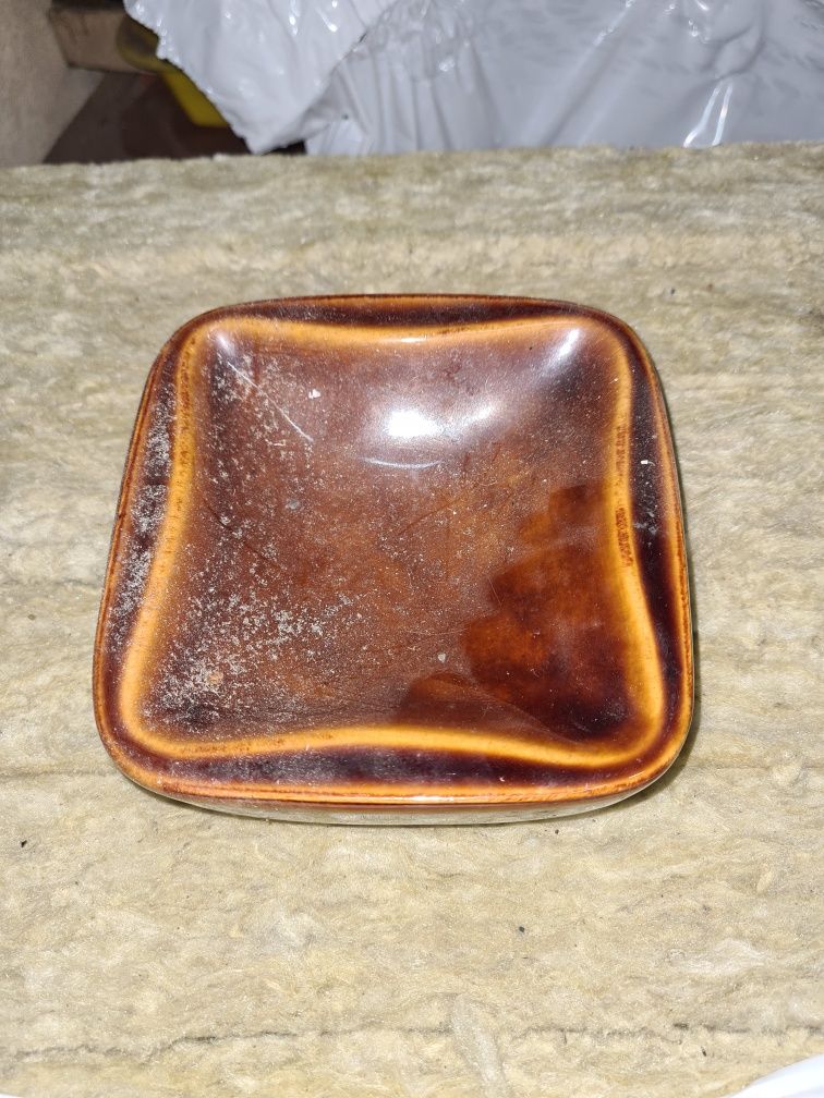 Piękna stara zabytkowa popielniczka ceramiczna ceramika  Pruszków