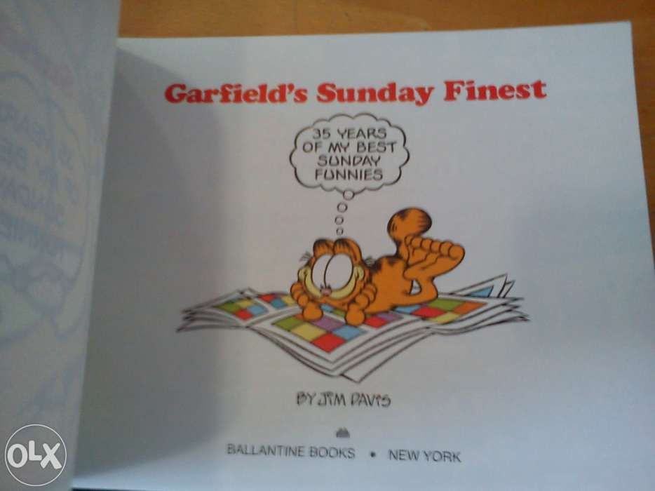 Livro coleção Garfield´s Sunday Finest