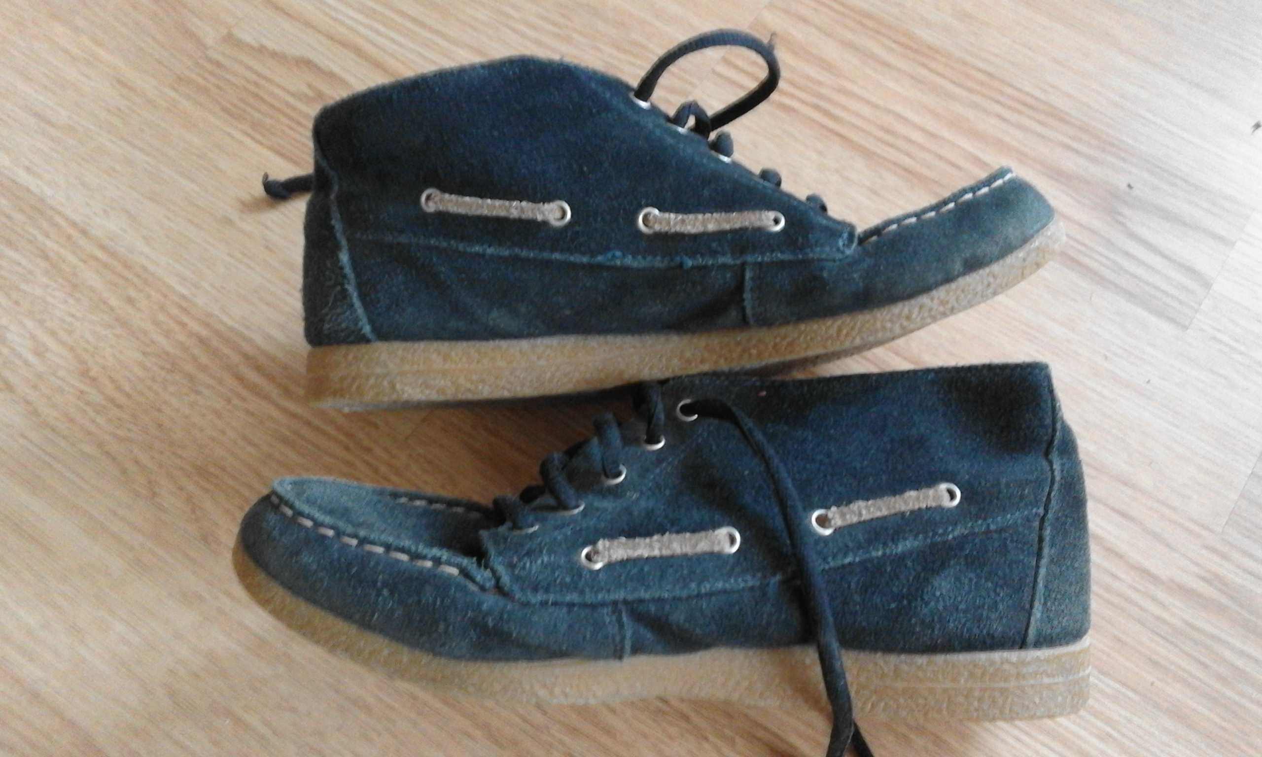 buty płaskie zamszowe granatowe 37 trampki tenisówki