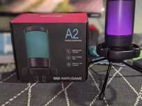 Топ! Fifine Ampligame A2 - USB микрофон с RGB для ПК и игр (Новый)