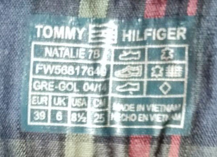 Жіночі черевики Tommy Hilfiger 39 розмір