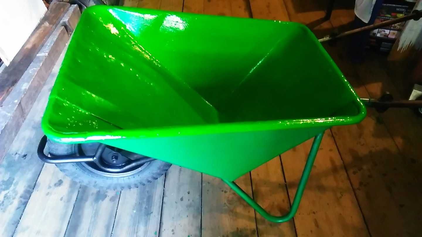 Тачка одноколесная садово-строительная 100л до 250 кг, колесо 4 х 10"