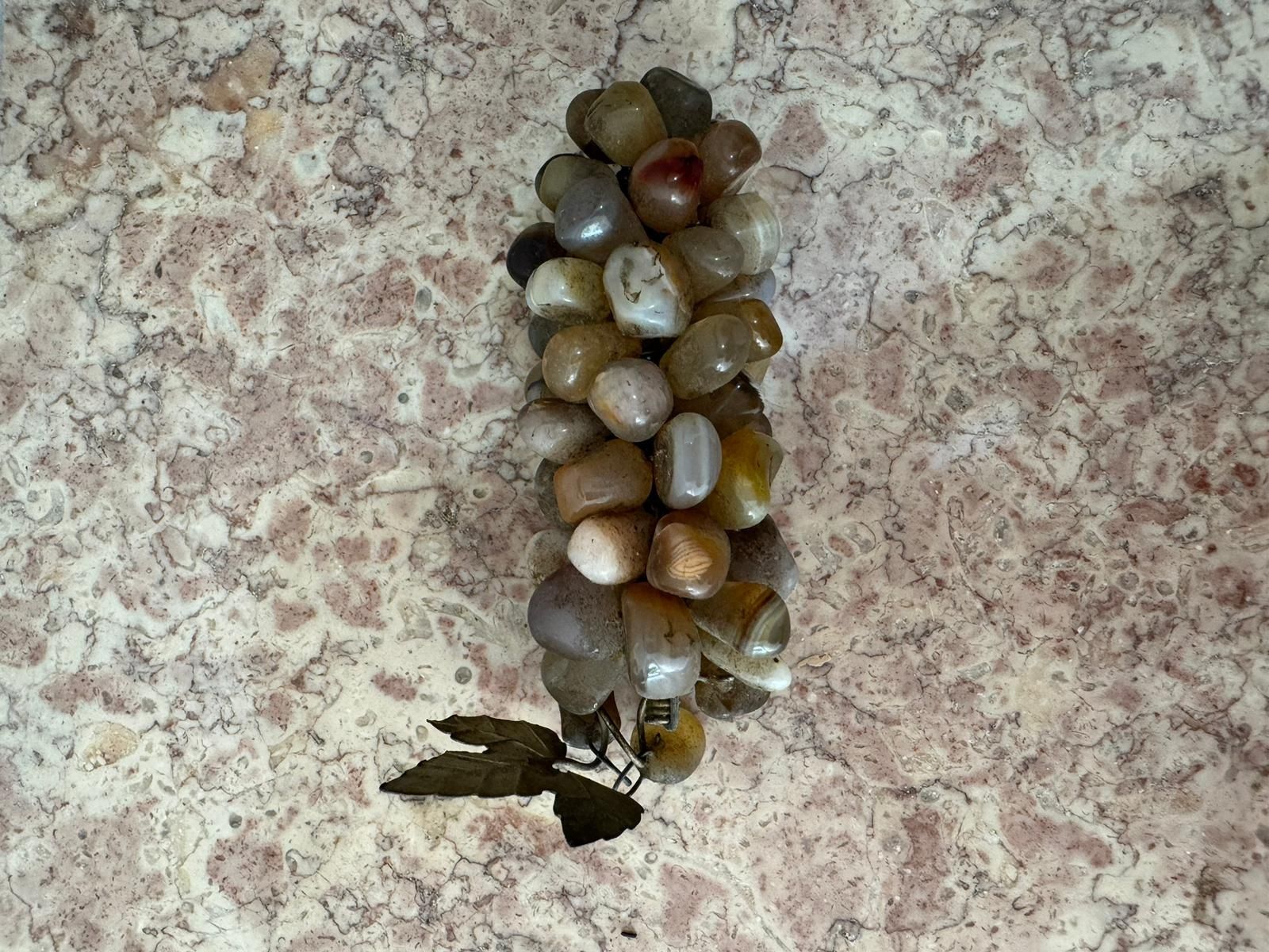 Cacho de Uvas com Pedras Semi Preciosas Brasil