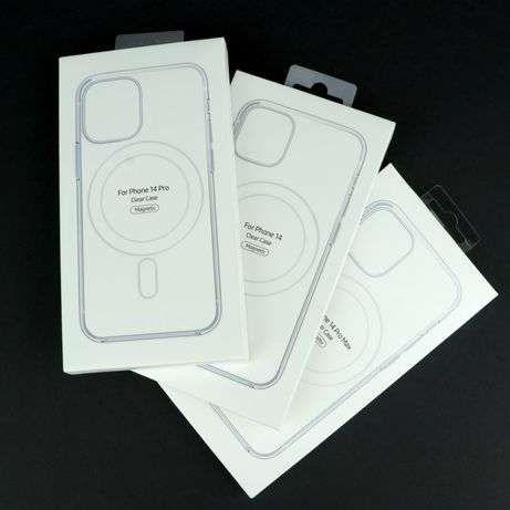 Чехол Clear Case with MagSafe для iPhone 14 Pro Max прозрачный (код 13