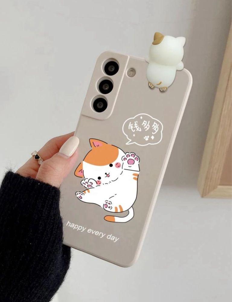 Case na telefon z motywem kota 3D Samsung Galaxy A32 5G NOWE