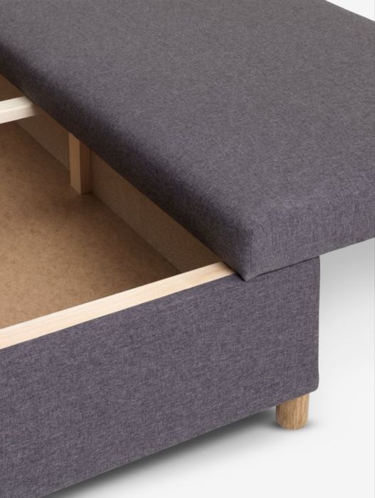 Narożnik-kanapa szara JYSK