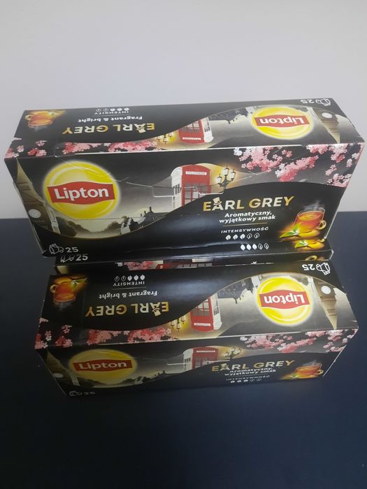 10 szt Herbata Lipton Earl Grey 25 tb