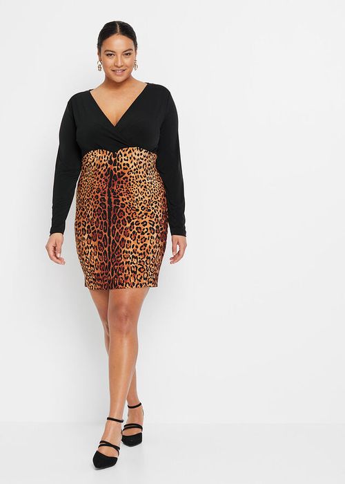 B.P.C sukienka ołówkowa w cętki ^40/42