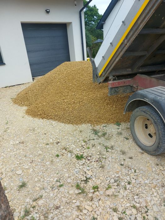 Transport Dostawa Kamień Piasek Żwir Ziemia  Beton Kruszywa