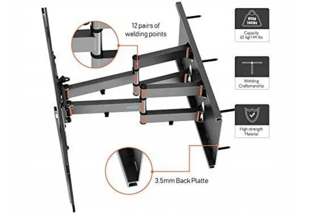 Bontec uchwyt do telewizora CT137B-V02 czarny