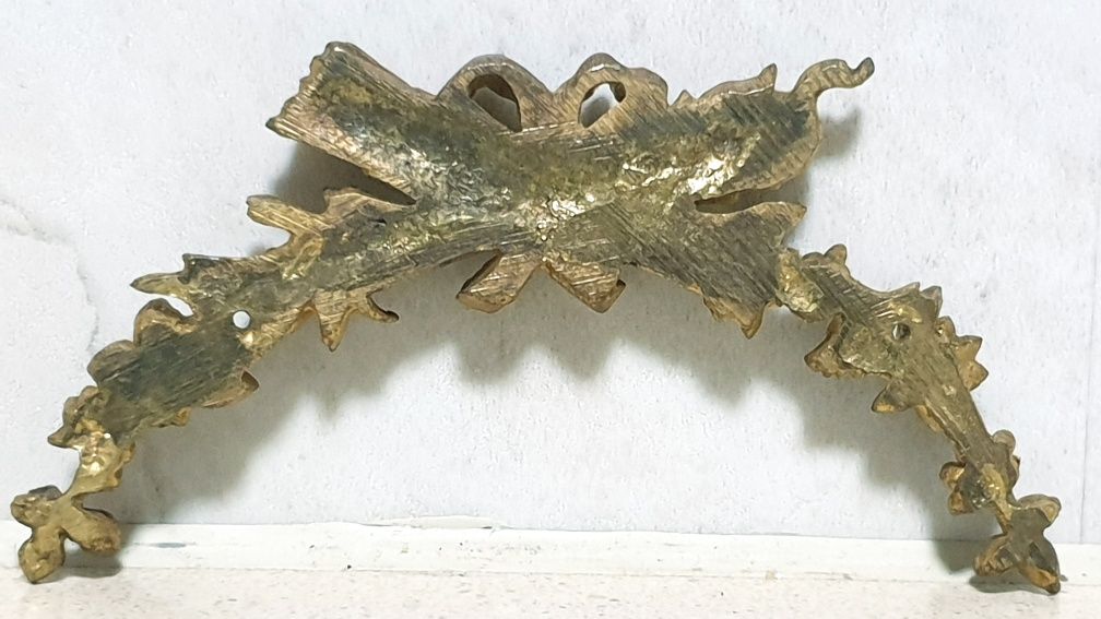 Aplicação de mobília antiga em bronze dourada Sec. XIX