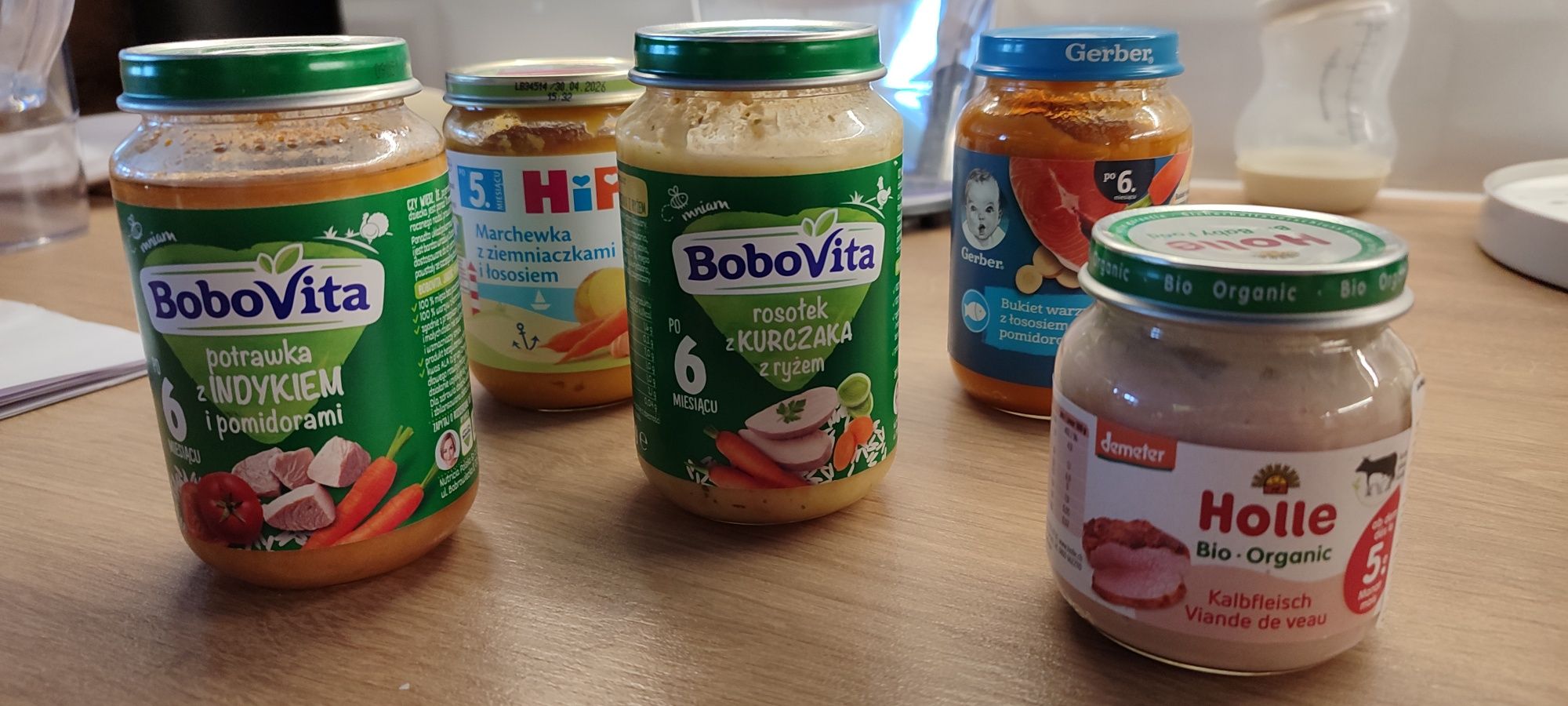 Nowe obiadki Gerber, Hipp, Holle, Bobovita