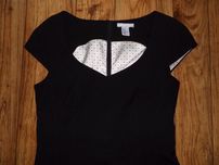 Sukienka damska H&M czarna elegancka za kolano