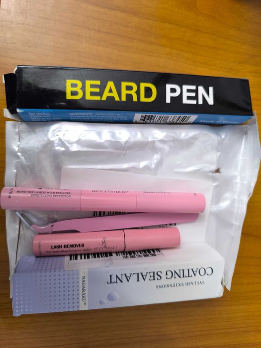 !Vendo kit de manutenção de pestanas falsas com oferta de beard pen€!