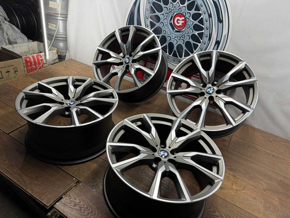Оригінальні різноширокі диски 22 5.112 BMW 755 стиль X7 G07! G-Felgen