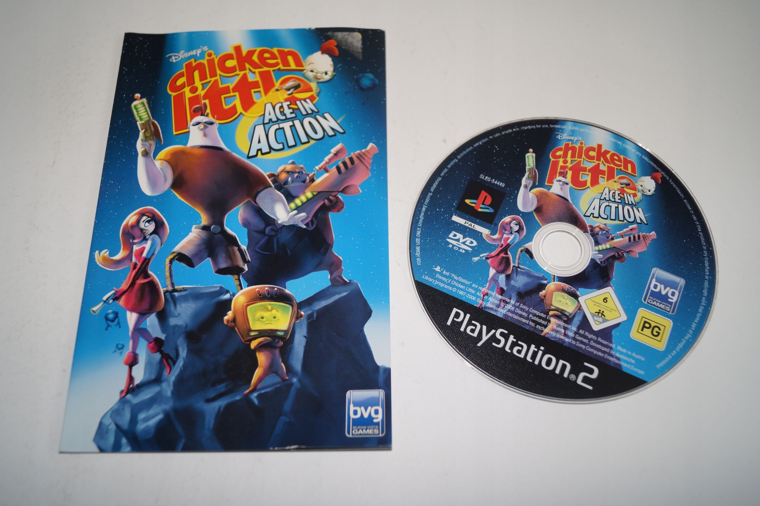 Gra Chicken Little Ace In Action Sony Playstation 2 (Ps2)