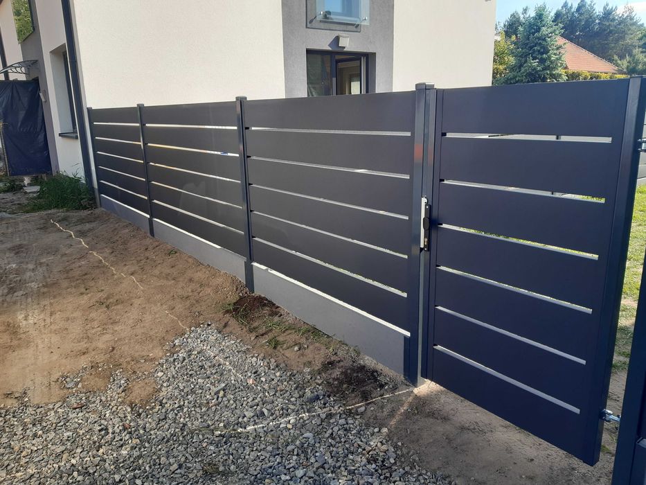 Panel ogrodzeniowy, przęsło ogrodzeniowe, ogrodzenia metalowe