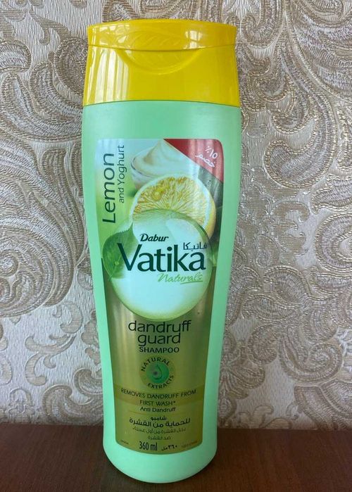 Шампунь Ватіка Vatika "Захист від лупи" лимон та йогурт 360 мл Єгипет