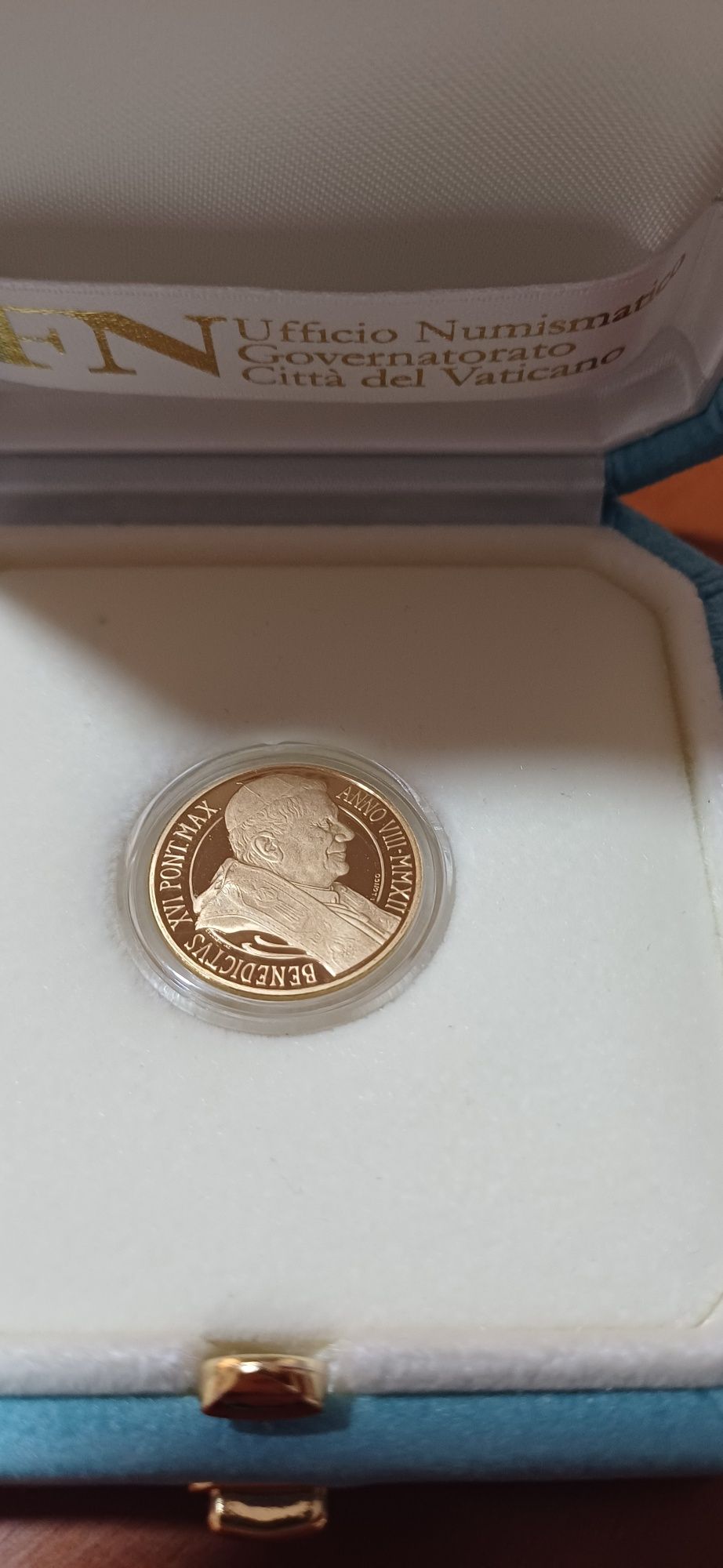 Moeda Ouro Vaticano Capela Sistina 2012