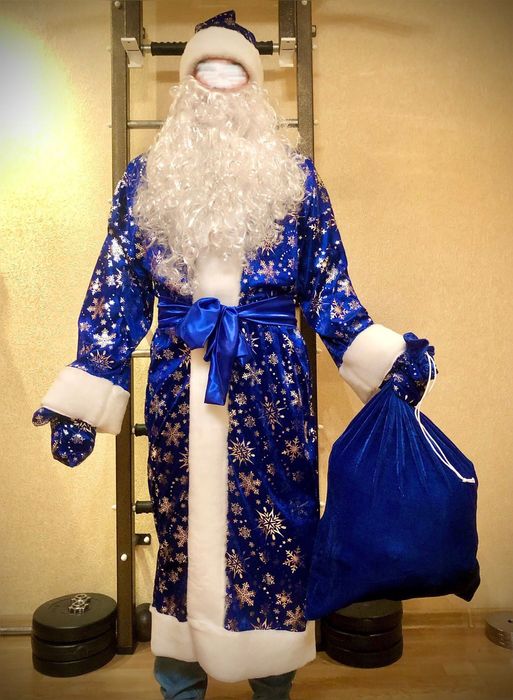 Дед Мороз костюм Деда Мороза Санта Клауса Костюм Діда Мороза