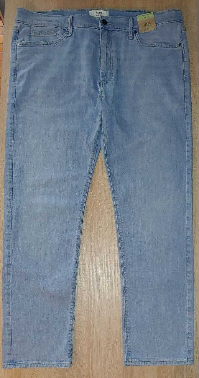 Джинсы мужские Marks & Spencer Slim Fit Stretch Jeans, р. W38, L31.