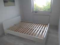 Łóżko Ikea Askvoll 140x200 + stelaż + materac