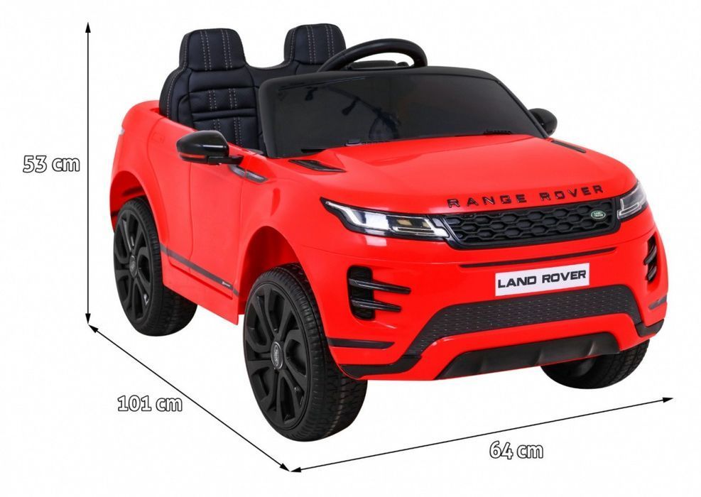 Range Rover Evoque Na Akumulator Dla Dzieci Czerwony Pilot Wolny Start