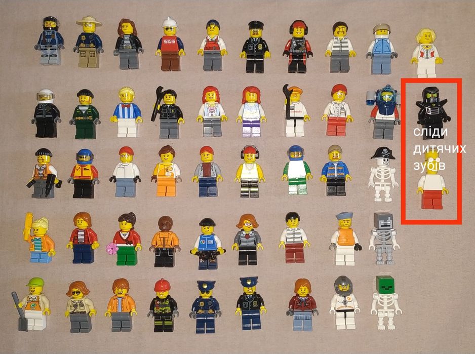 Оригінальні вживані мініфігурки Lego city та інші