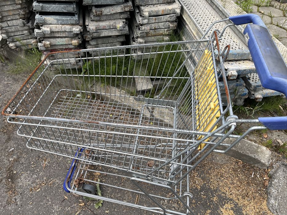 Wózek sklepowy transportowy zakupowy