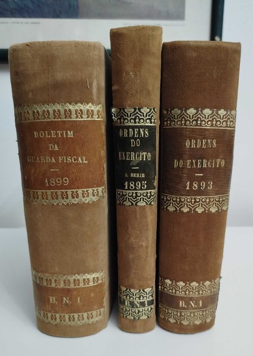Conjunto 3 Livros Século XIX Ordem do Exército