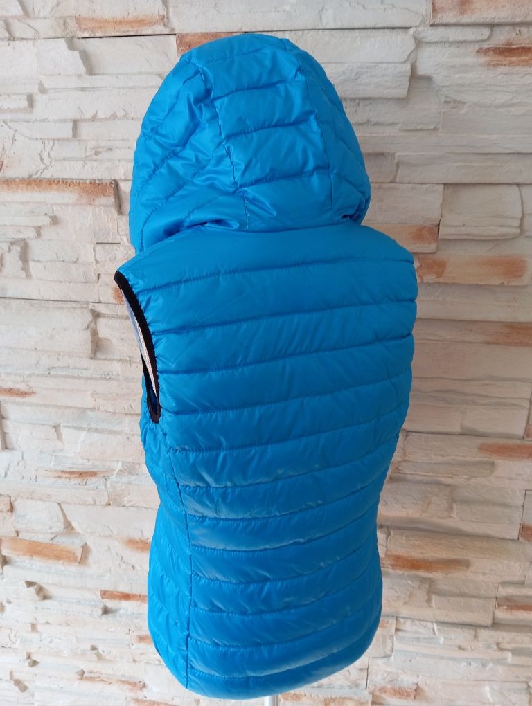 Bezrękawnik kamizelka niebieska unisex kaptur FB SISTERS r.XS.   S.T.J