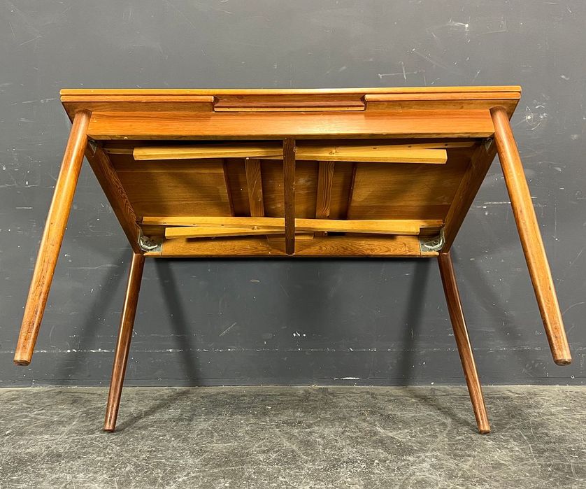 Stół tekowy duński rozkładany do jadalni - vintage - lata 70-te