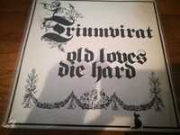 TRIUMVIRAT (Prog) Old Loves Die Hard (Ed Port - 1976 - CAPA BRANCA) LP